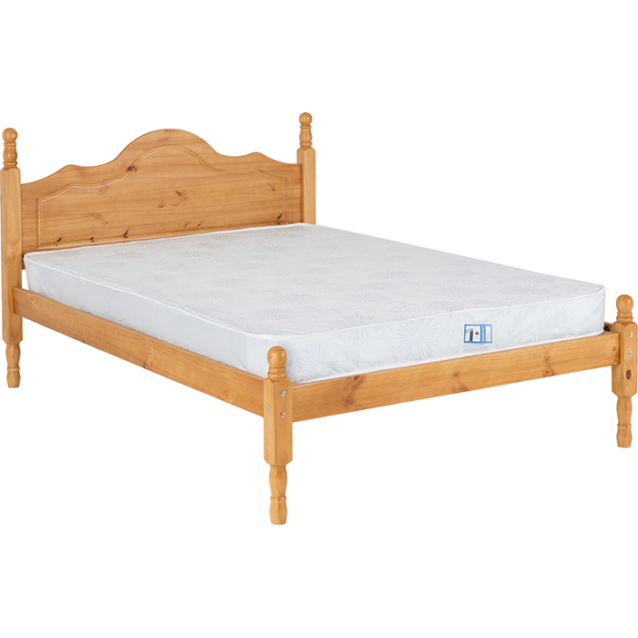 Sol 4' Bed In Antique Pine - Click Image to Close